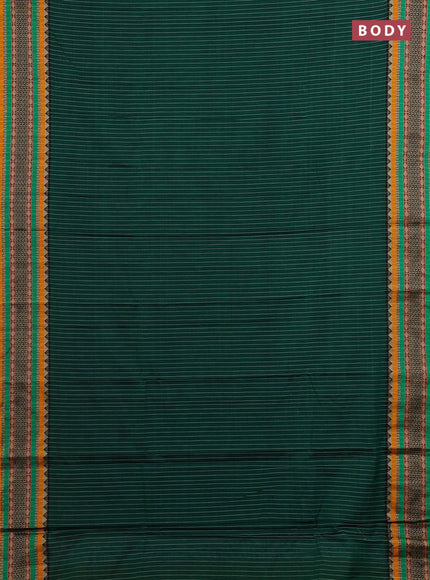Green Narayanpet Cotton Saree