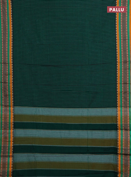 Green Narayanpet Cotton Saree