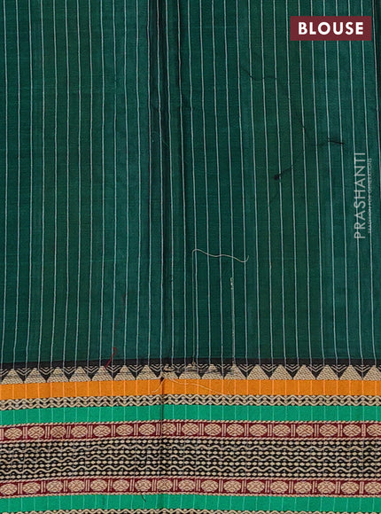 Green Narayanpet Cotton Saree