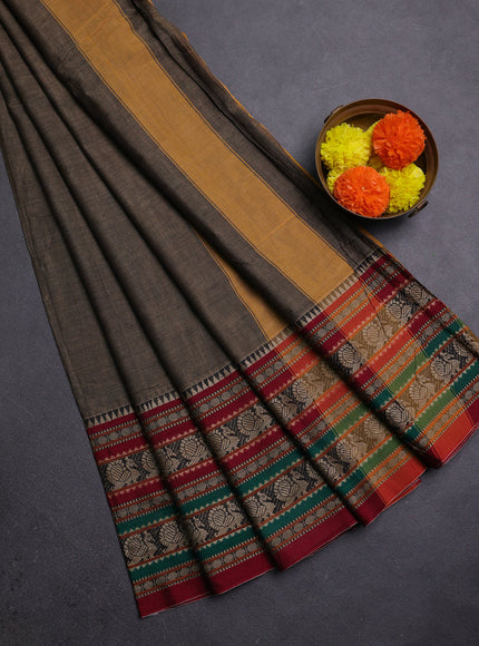 Chiku Narayanpet Cotton Saree