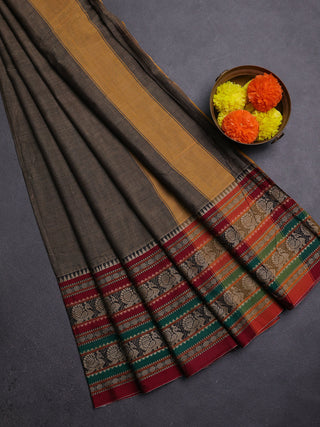 Chiku Narayanpet Cotton Saree