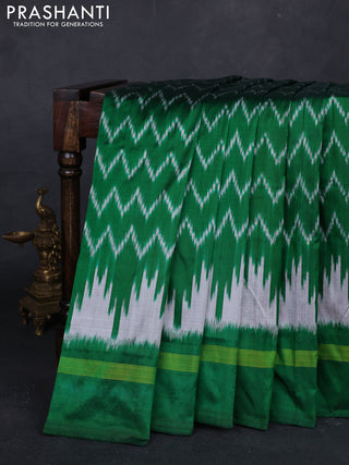 Green Pochampally Silk Saree