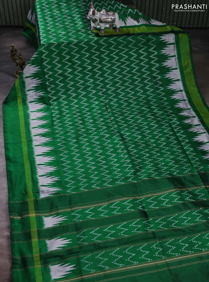 Green Pochampally Silk Saree