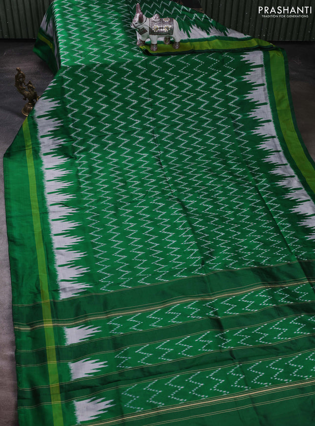 Green Pochampally Silk Saree