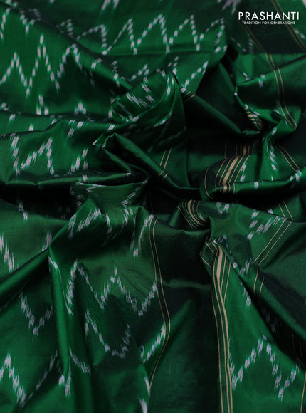Green Pochampally Silk Saree