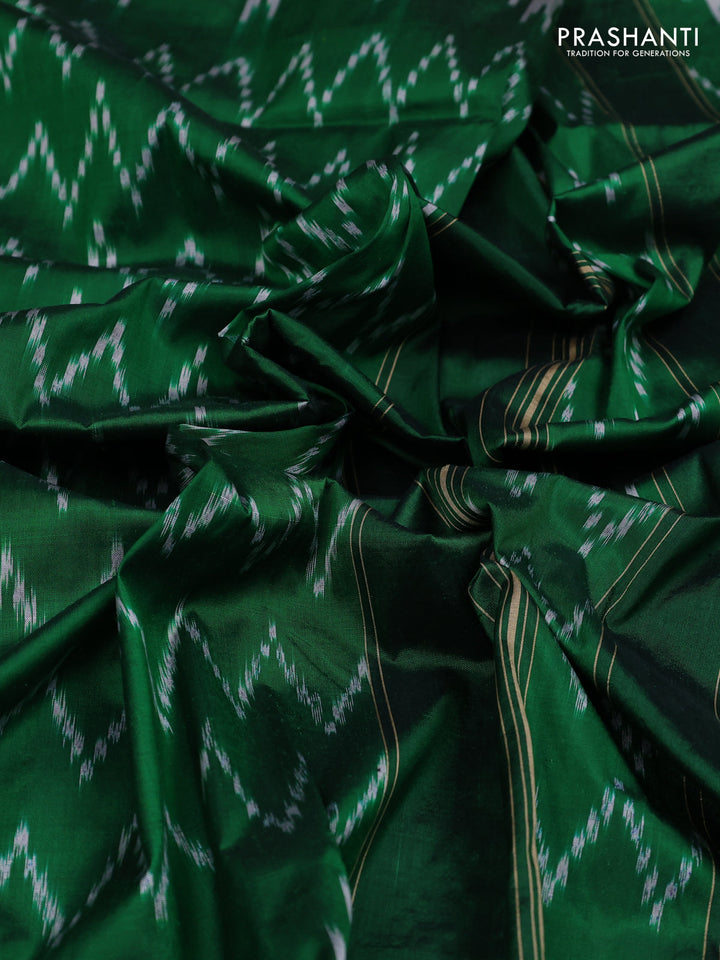 Green Pochampally Silk Saree