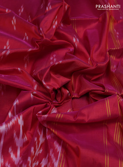 Pink Pochampally Silk Saree