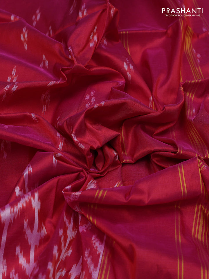 Pink Pochampally Silk Saree