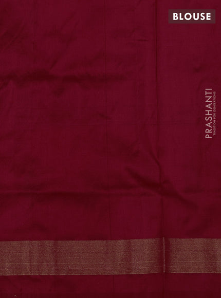 Yellow & Red Pochampally Silk Saree