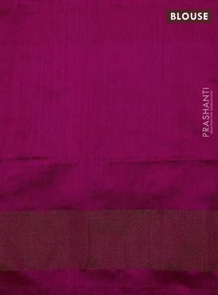 Mustard Yellow & Pink Pochampally Silk Saree