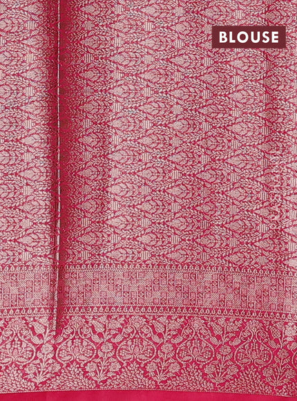 Pink Semi Chiniya Silk Saree
