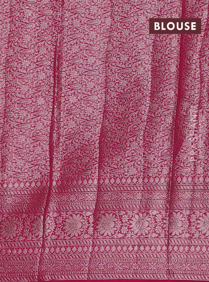 Pink Semi Chiniya Silk Saree