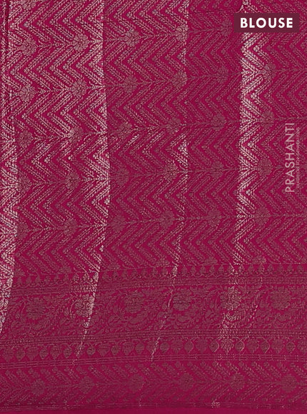 Pink Semi Chiniya Silk Saree