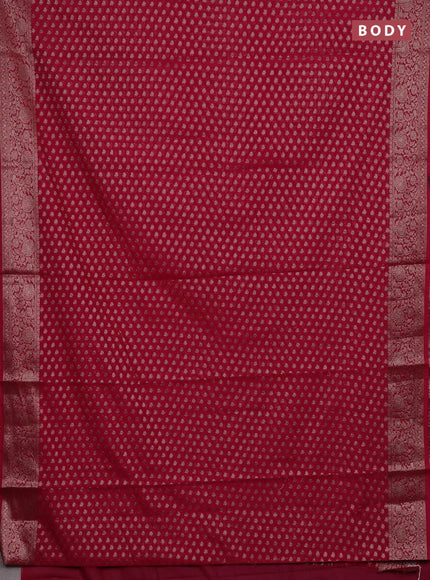 Pink Semi Chiniya Silk Saree