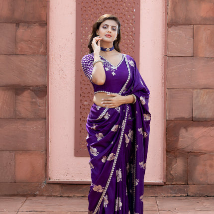 Collection image for: Designer Sarees with Readymade Blouse