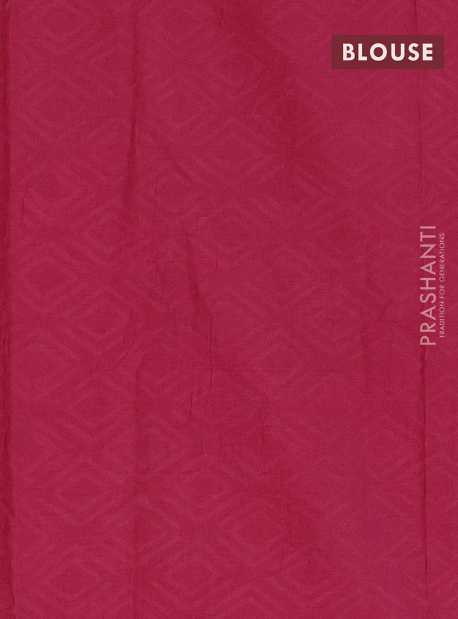 Jaipur cotton saree maroon with butta prints and printed border