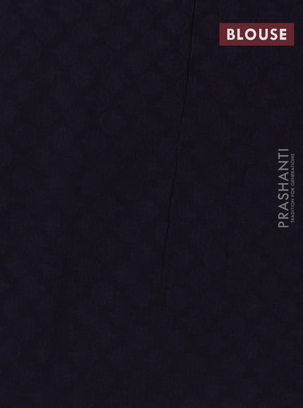 Jaipur cotton saree grey and black with allover ajrakh prints and printed border