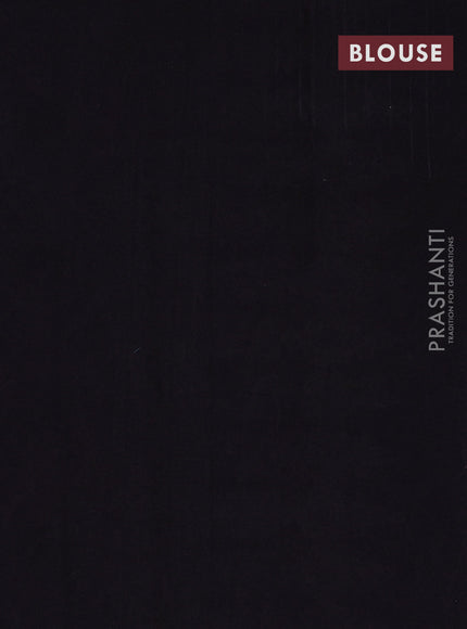 Jaipur cotton saree grey and black with allover ajrakh prints and printed border