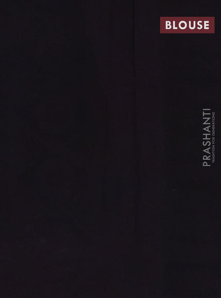 Jaipur cotton saree grey and black with allover ajrakh prints and printed border