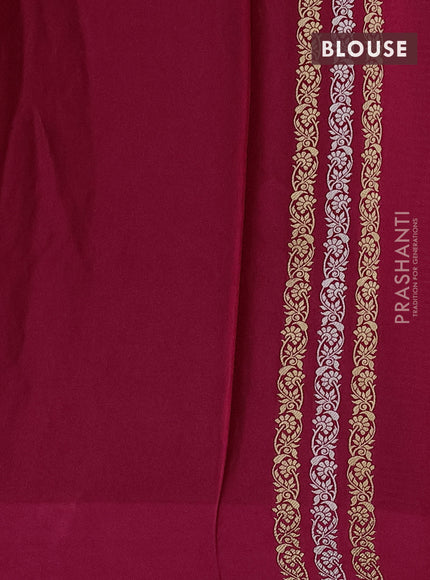 Banarasi mushru silk saree pink with allover stripes pattern & zari buttas and satin border