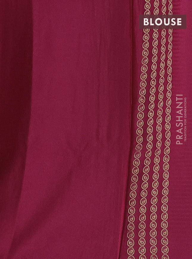 Banarasi mushru silk saree pink with allover stripes pattern & zari weaves and satin border