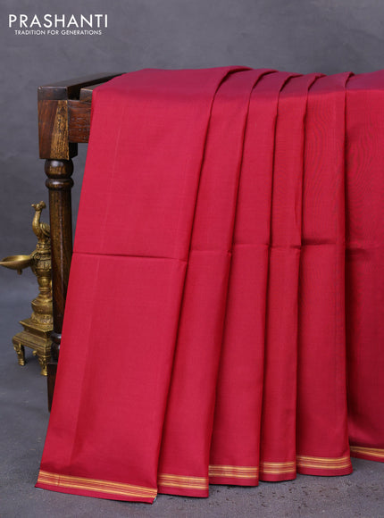 Pure soft silk saree maroon and teal blue with plain body and hand painted kalamkari printed pallu