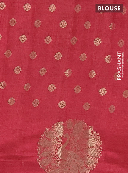 Semi raw silk saree maroon with allover zari woven floral design 1000 buttas and zari woven butta border
