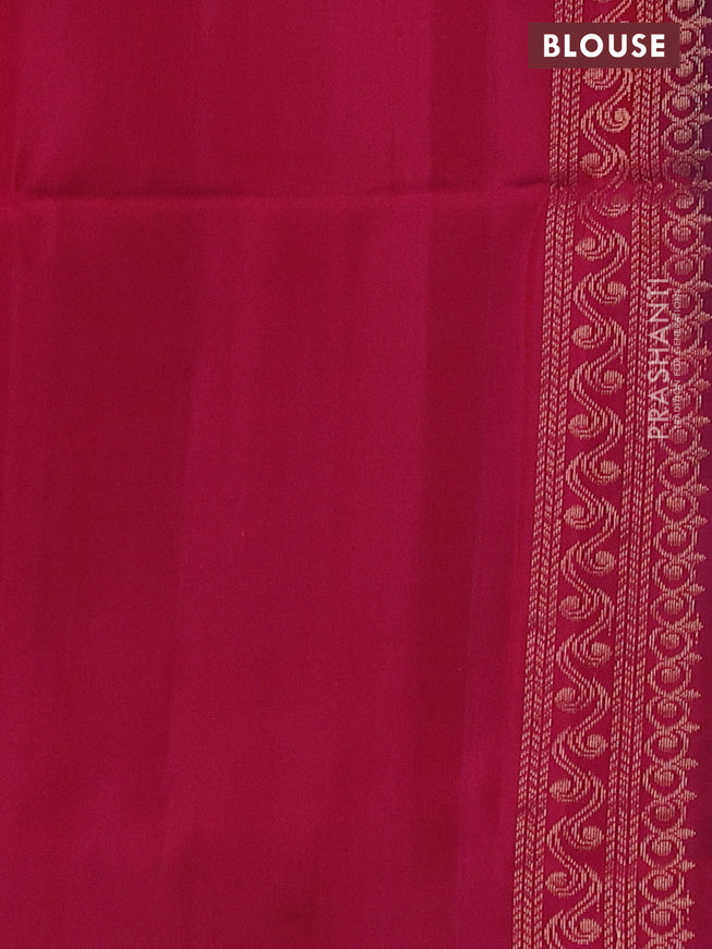 Ikat soft silk saree dual shade of bluish green and pink with allover ikat weaves & floral zari buttas in borderless style