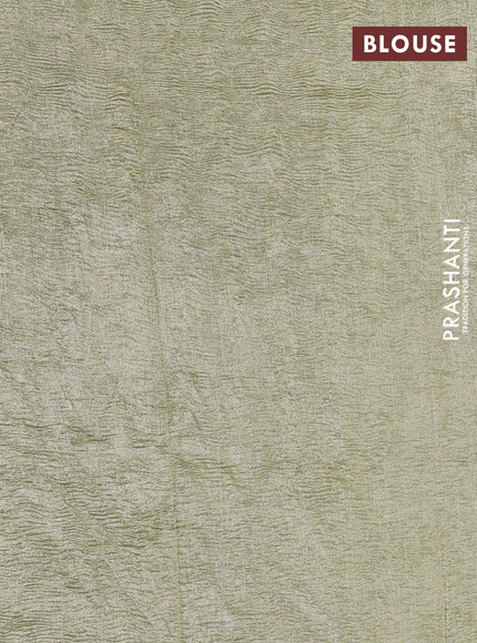 Munga silk saree multi colour with allover zari woven stripes pattern in borderless style