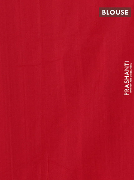 Ikat cotton saree dark blue and maroon with allover ikat weaves and simple border