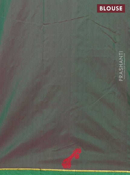 Arani semi silk saree candy pink and dual shade of greenish pink with thread woven buttas and thread woven butta border