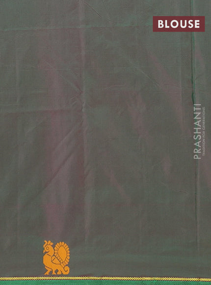 Arani semi silk saree pink with thread woven buttas and thread woven butta border