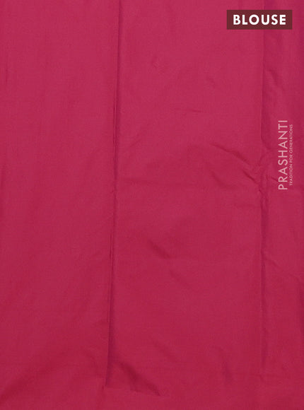 Arani semi silk saree maroon with zari woven buttas in borderless style