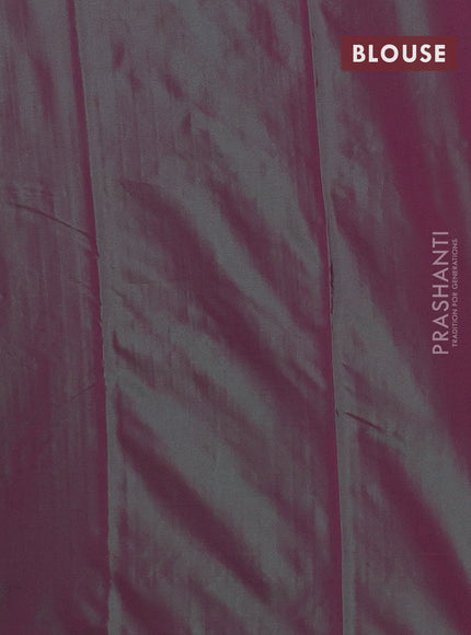 Arani semi silk saree green with zari woven buttas in borderless style