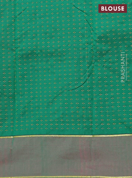 Arani semi silk saree maroon and pink with allover thread weaves and rettapet zari woven border`