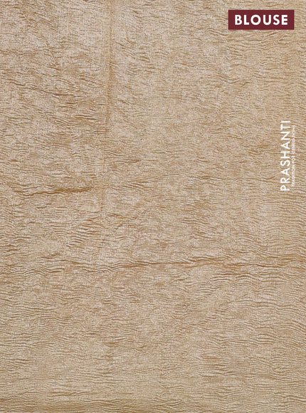 Munga silk saree multi colour and green with allover rangart weaves in borderless style