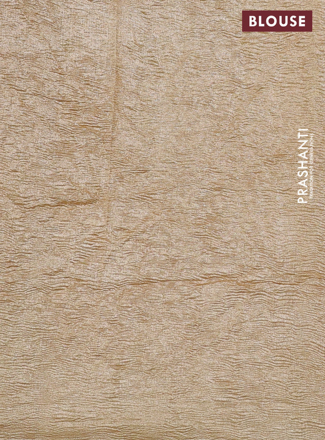 Munga silk saree multi colour and green with allover rangart weaves in borderless style