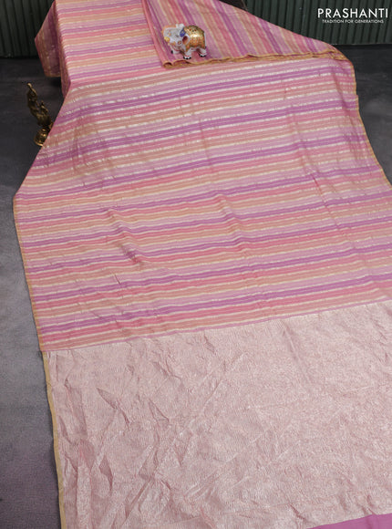 Munga silk saree multi colour and mustard yellow with allover rangart weaves in borderless style