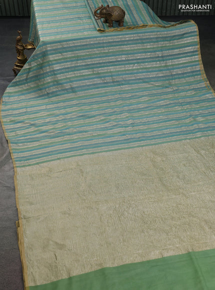 Munga silk saree multi colour and peach pink with allover rangart weaves in borderless style