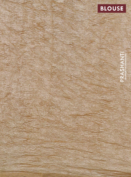 Munga silk saree multi colour and peach pink with allover rangart weaves in borderless style