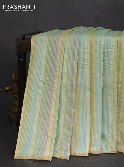 Munga silk saree multi colour and peach pink with allover rangart weaves in borderless style