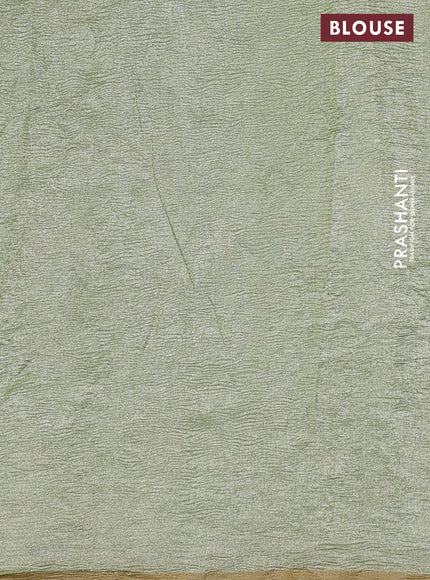 Munga silk saree multi colour and peach pink with allover rangart weaves in borderless style