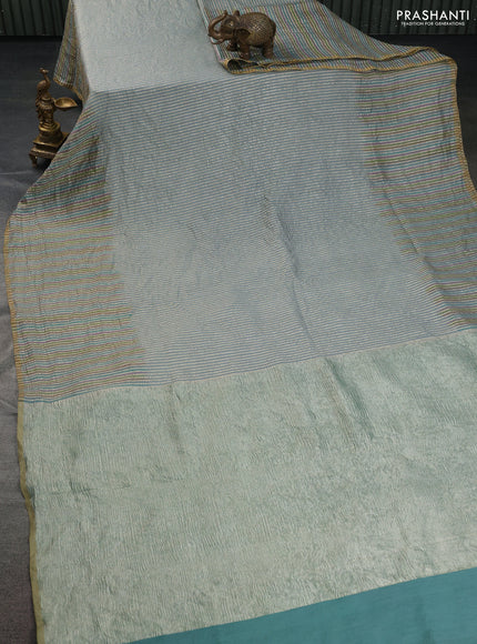 Munga silk saree multi colour and mustard yellow with allover rangart weaves in borderless style