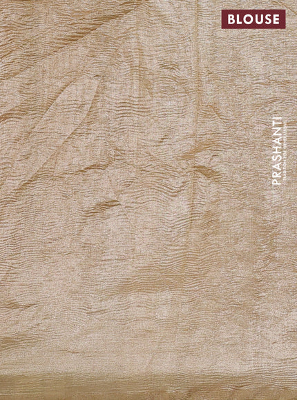 Munga silk saree pastel pink and pastel peach with allover rangart weaves in borderless style