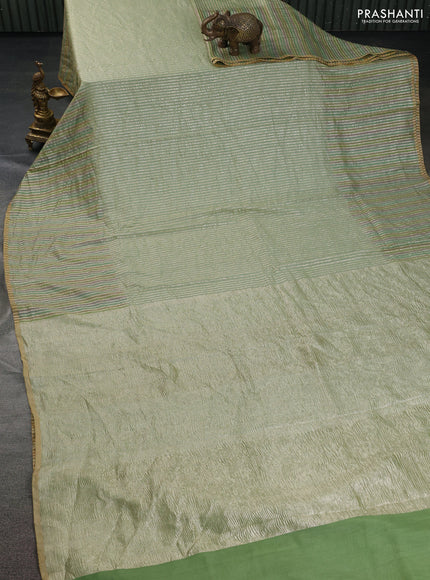 Munga silk saree multi colour with allover rangart weaves in borderless style