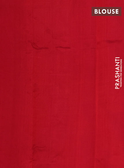 Silk cotton saree maroon with embroidery buttas and embroidery work border