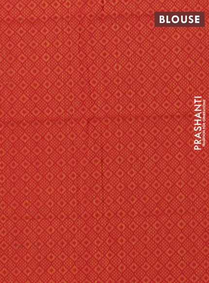 Chettinad cotton saree deep maroon and red with allover thread weaves and zari woven border