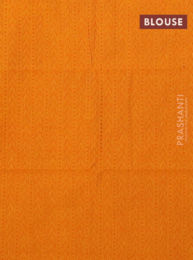 Chettinad cotton saree manthulir green and mustard yellow with thread woven buttas and thread woven border