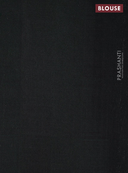 Pure soft silk saree peach shade and bottle green with allover silver zari woven buttas and zari woven buttas border