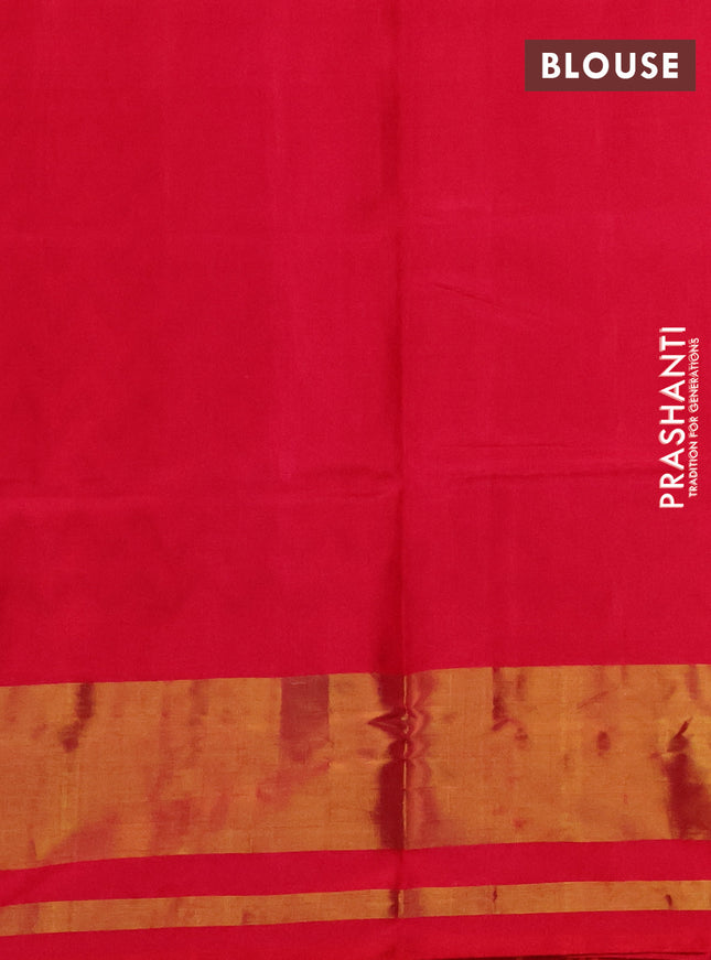 Rajkot patola silk saree mango yellow and pink with allover zig zag ikat weaves and zari woven ikat border